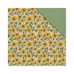 Country Kitchen: Girasoles. Papel scrapbooking Fabscraps | L'aura Bella