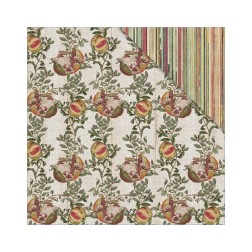 Papel para scrap con preciosos motivos Vintage inspiración culinaria