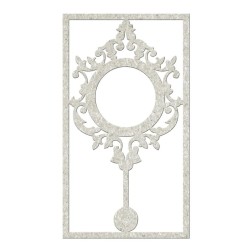 Reloj antiguo. Elemento decorativo de cartón