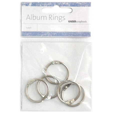 Anillas. Color: Plateado. 2 cm de diámetro