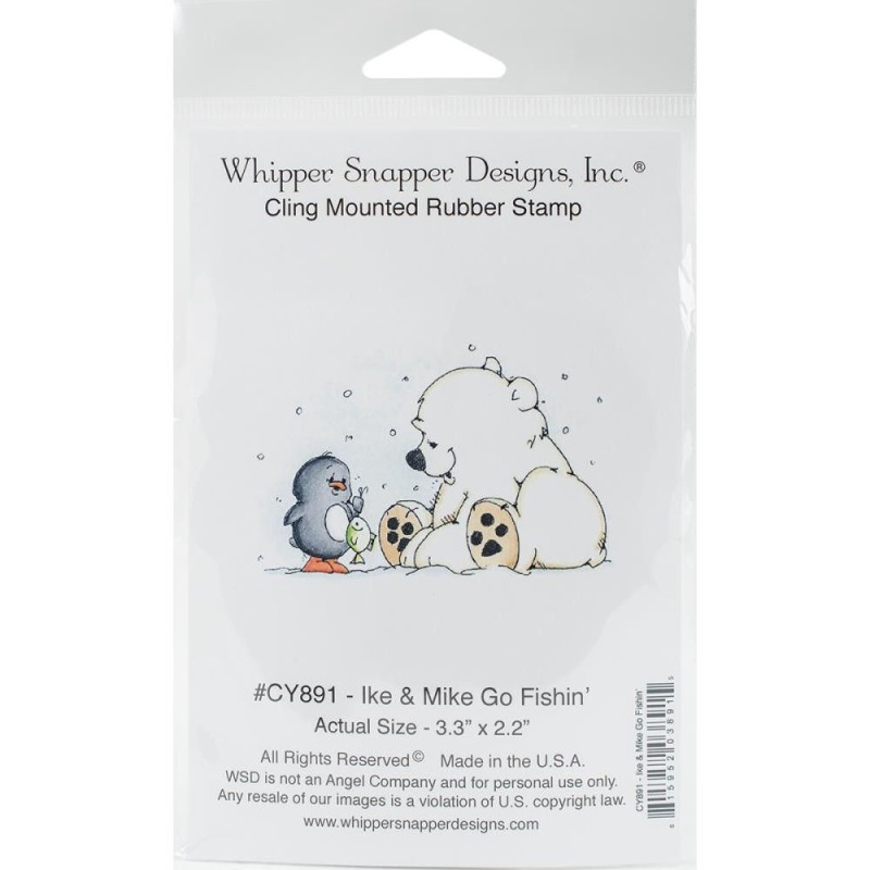 Oso polar y pingüino pescando