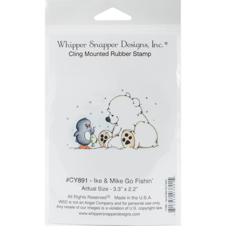 Oso polar y pingüino pescando