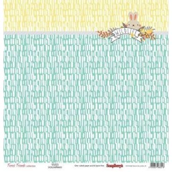 Papel para proyectos de scrap con motivos infántiles de naturaleza