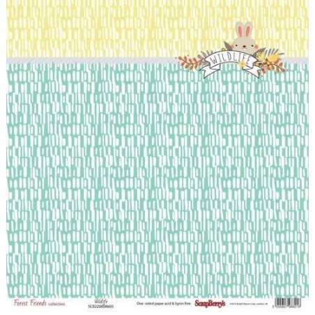 Papel para scrapbooking con niños Wildlife