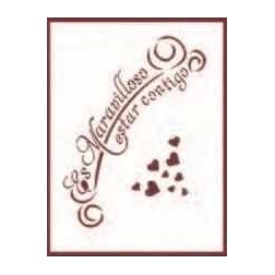 Frase: Es maravilloso estar contigo. A6