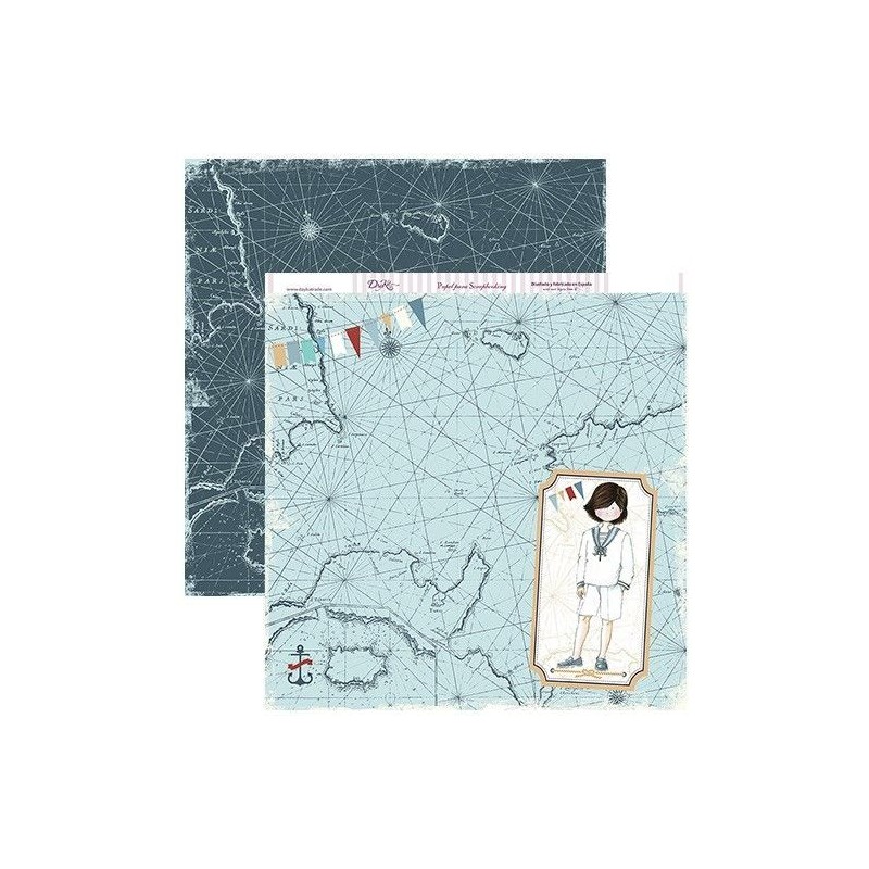 Comunión niño. Mapa fondo marino