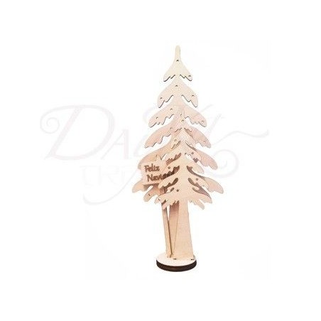 set 2 abetos + cartel Feliz Navidad + luces led