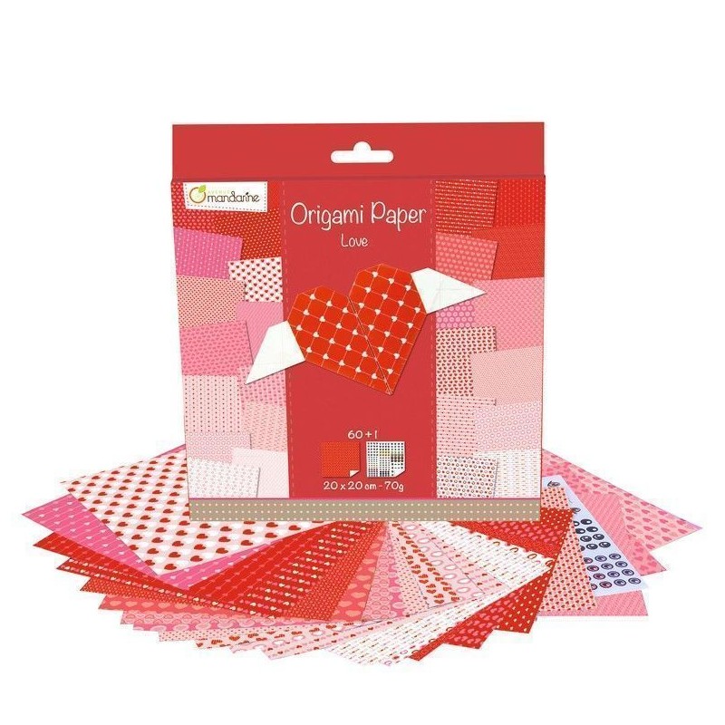 Love (Temática amor). Papel de origami | L'aura Bella