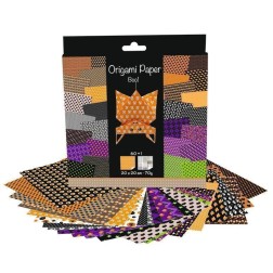 Papel de origami. Boo temática Halloween. | L'aura Bella