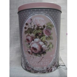 caja de lata redonda grande