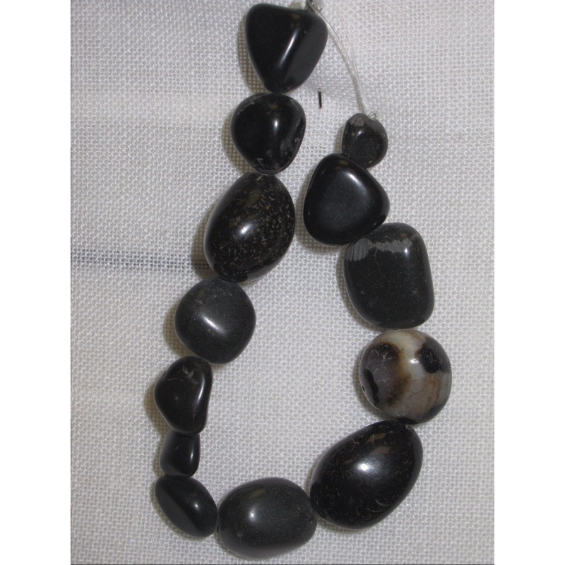 Piedra Leopardo, abalorio bicolor para tus manualidades y bisutería