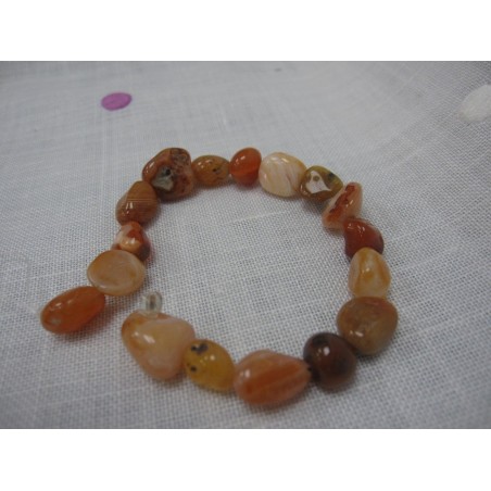Ágata color naranja