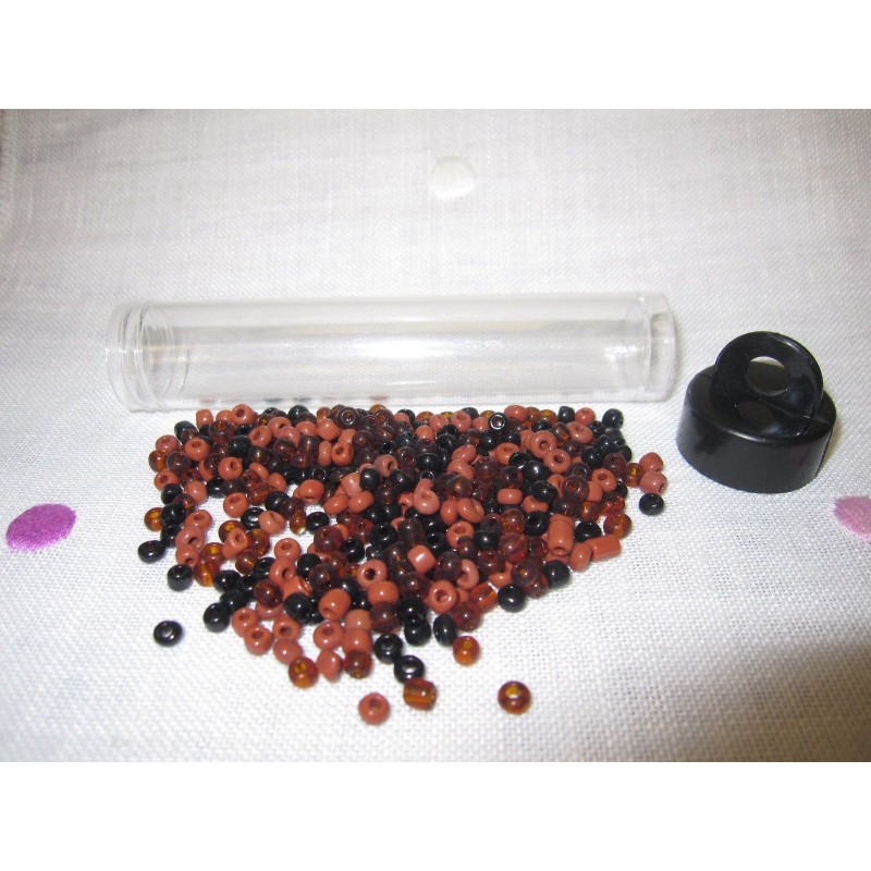 Abalorios. Gama marrones. 25 gr