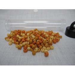 Abalorios. Gama naranjas. 25 gr