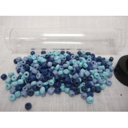 Abalorios. Gama azules. 25 gr