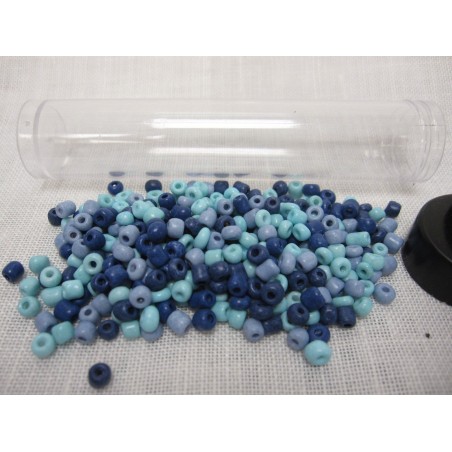 Abalorios. Gama azules. 25 gr
