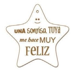 Una sonrisa tuya me hace muy feliz