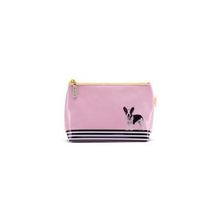 Dog on Stripe Small Bag