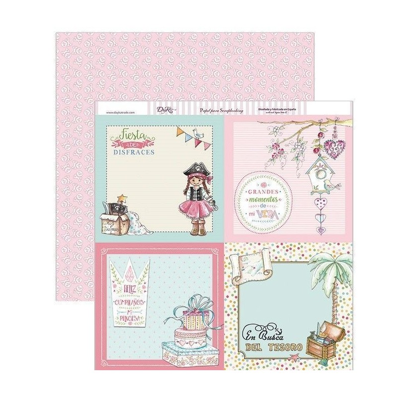 Portadas niña. Tarjetas. Dayka