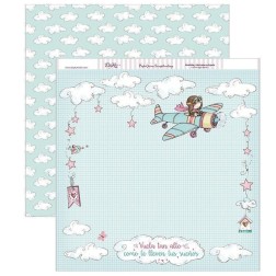 Niña en avión. Dayka