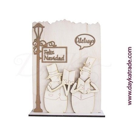 Muro dos muñecos de nieve