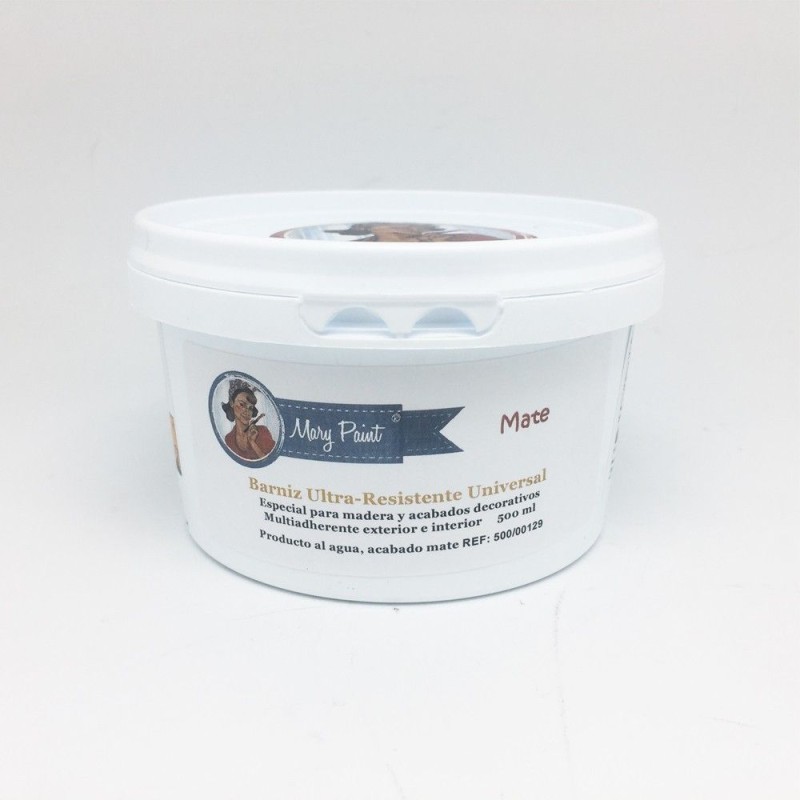 Barniz mate incoloro de Mary Paint. 500 ml. Pintura| L'aura Bella