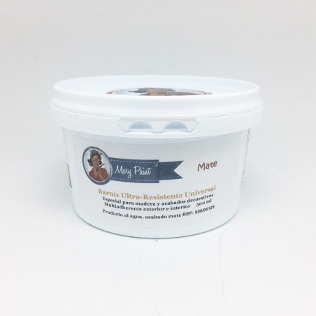 Barniz mate incoloro de Mary Paint. 500 ml. Pintura| L'aura Bella