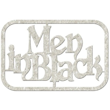 Men in Black. cartón