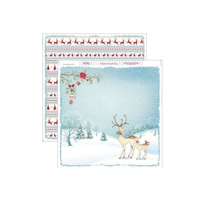 Pareja de ciervos. Navidad. Dayka