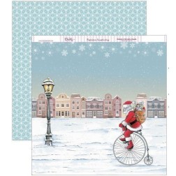 Papa Noel. Bici.. Navidad. Dayka