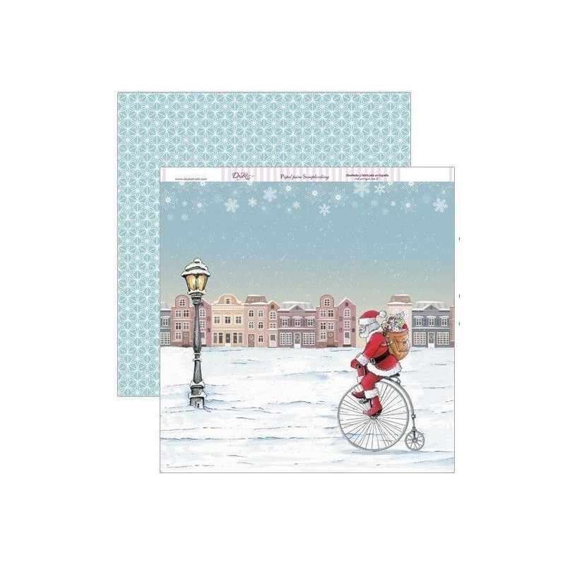 Papa Noel. Bici.. Navidad. Dayka