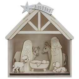 belen portal. Navidad. casita
