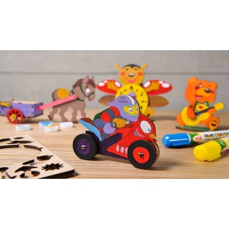 Motociclista. Ugears. Infantil