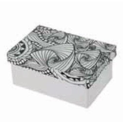 Doodle Art: Arte Abstracto Caja rectangular pequeña