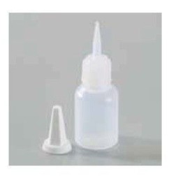 Botella de plástico vacía con tapa. 50 ml