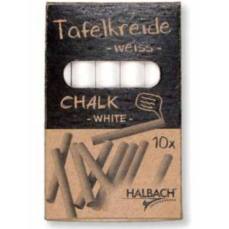 Tizas blancas. 10 uds