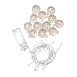 Luces LED. 12. Bombilla dorada.