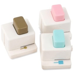 Perforadoras de agujero redondo y cuadrado. Planner punch board