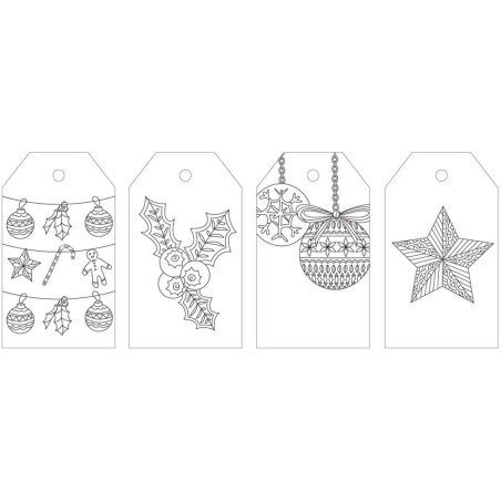 Etiquetas navideñas