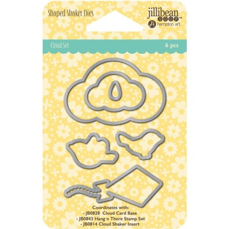 Pack de Die cuts con forma de nubes, pajaritos y cometa | L'aura Bella