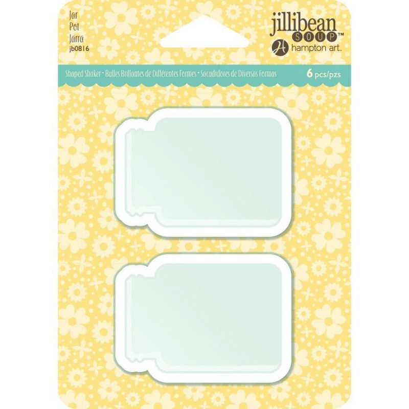 6 Shakers con forma de bote de cristal | L'aura Bella