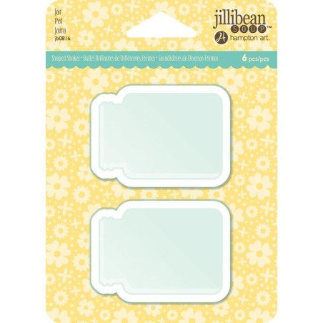 6 Shakers con forma de bote de cristal | L'aura Bella