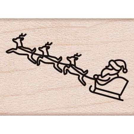 Sello Santa claus. Papa Noel