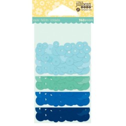 Tonos Azules. Relleno, lentejuelas para shakers | L'aura Bella