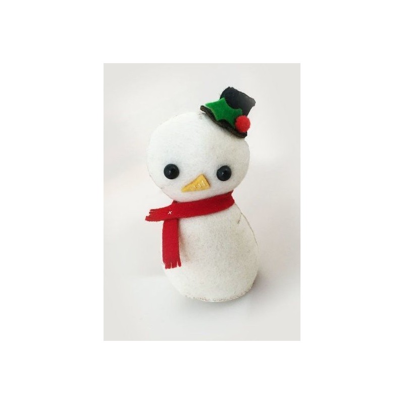 Kit de fieltro: muñeco de nieve