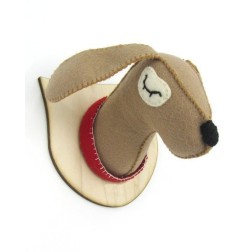 Kit de fieltro: cabeza de perro