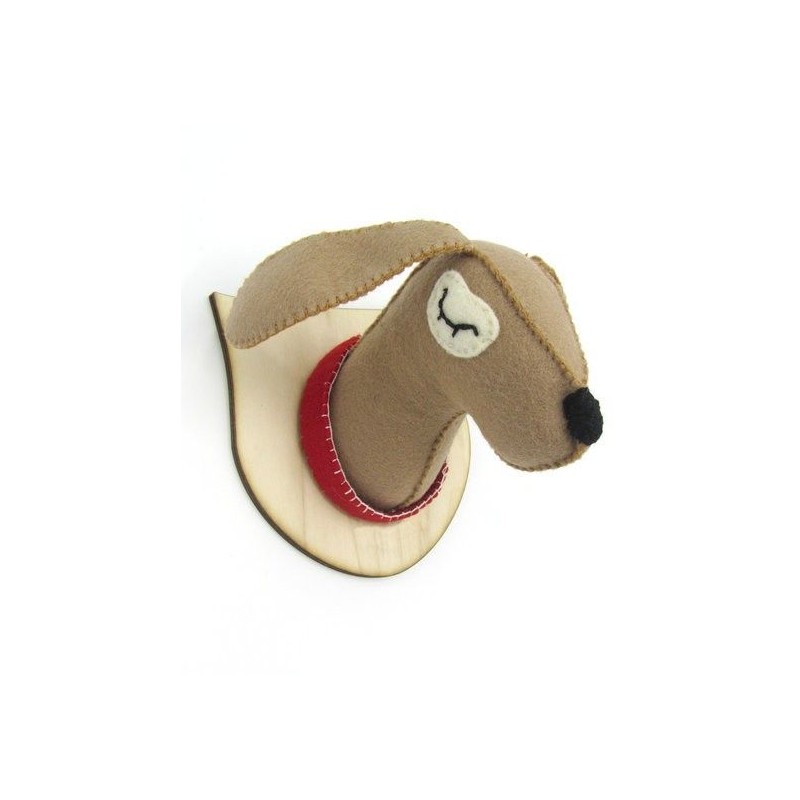 Kit de fieltro: cabeza de perro