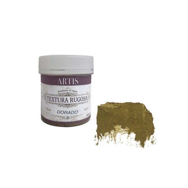 Textura rugosa dorada
