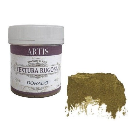 Textura rugosa dorada