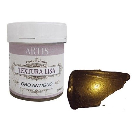 Pasta de textura lisa color oro antiguo para manualidades en relieve